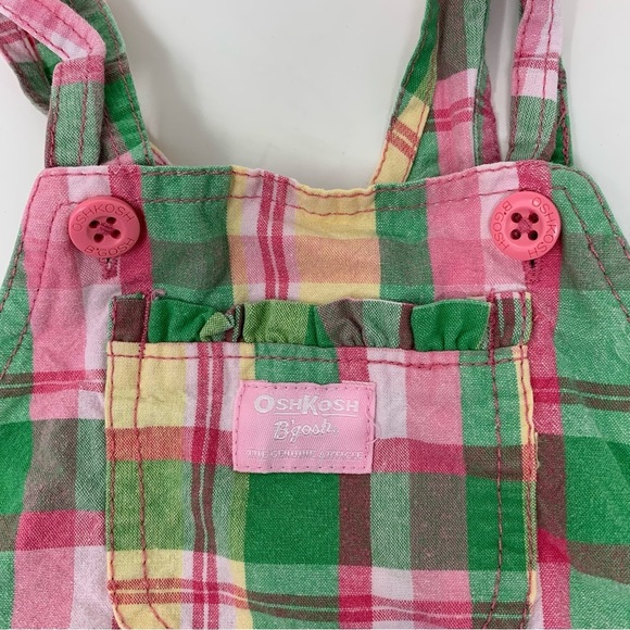 OshKosh B’gosh Plaid Romper - Picture 2 of 5